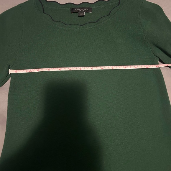 Ann Taylor Petite Scalloped Sweater Dress - Picture 12 of 12